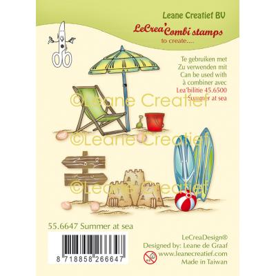 Leane Creatief Clear Stamps - Summer at Sea